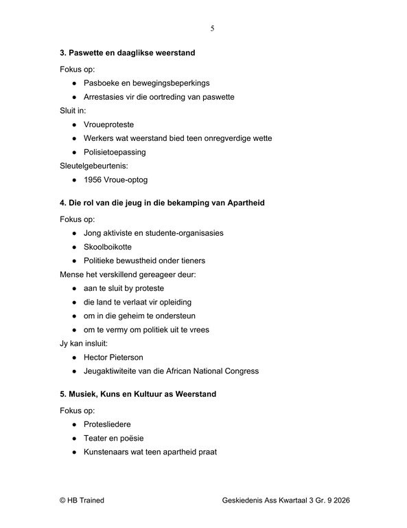 Sosiale Wetenskap Geskiedenis Gr. 9 Assesseringstaak 2026 Kwartaal 3 - Image 3