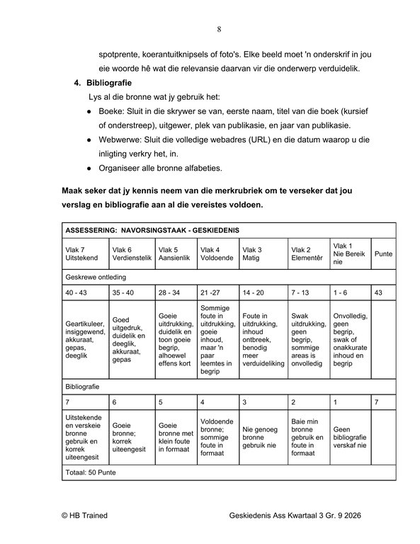 Sosiale Wetenskap Geskiedenis Gr. 9 Assesseringstaak 2026 Kwartaal 3 - Image 5