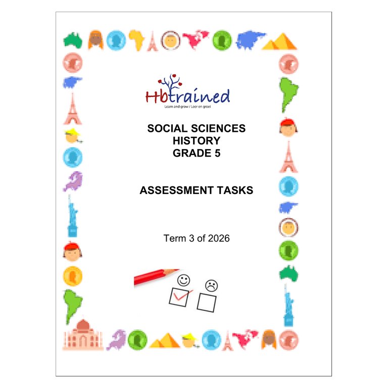 Social Sciences History Gr. 5 Assessment Task 2026 Term 3