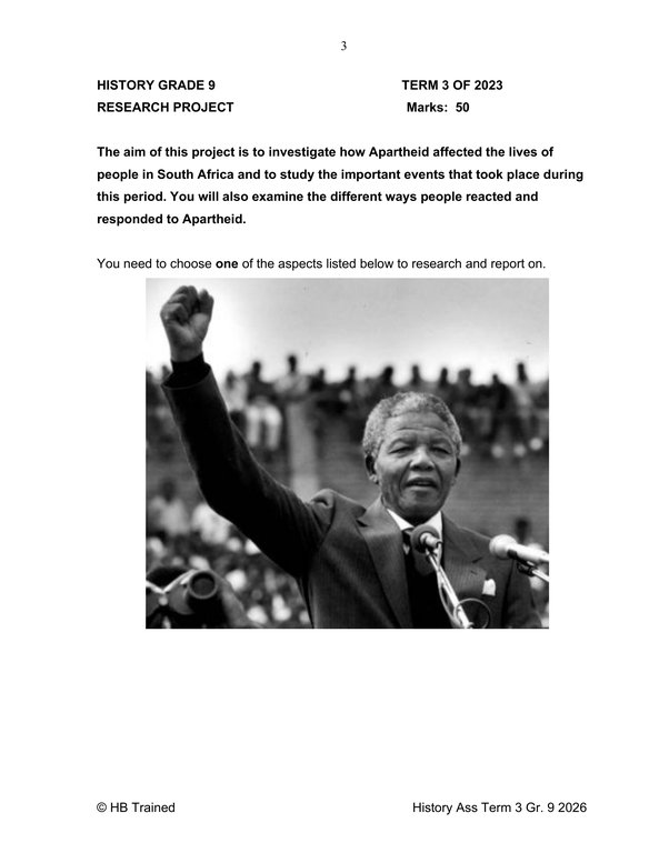 Social Sciences History Gr. 9 Assessment Task 2026 Term 3 - Image 3