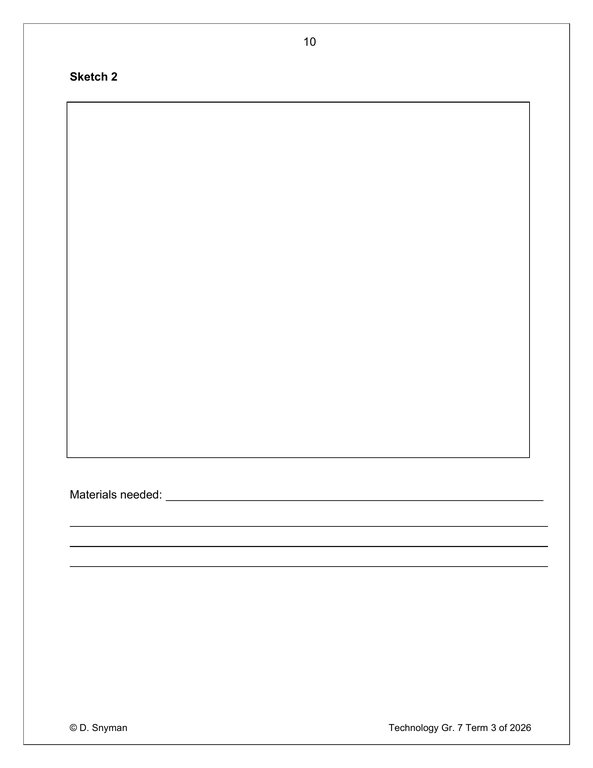 Technology Gr. 7 Assessment Task 2026 Term 3 - Image 3