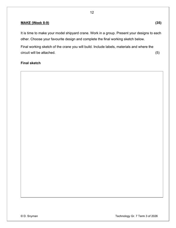 Technology Gr. 7 Assessment Task 2026 Term 3 - Image 5