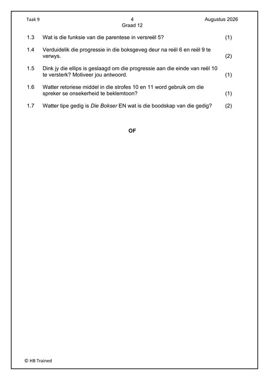 Afrikaans Huistaal Gr. 12 Assesseringstaak 2026 Kwartaal 3 Taak 9 - Image 3