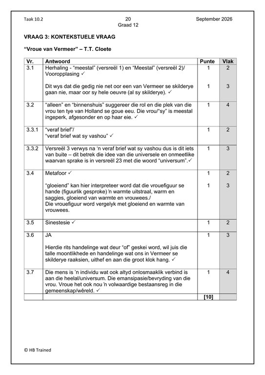 Afrikaans Huistaal Gr. 12 Assesseringstaak 2026 Kwartaal 3 Vraestel 2 - Image 4