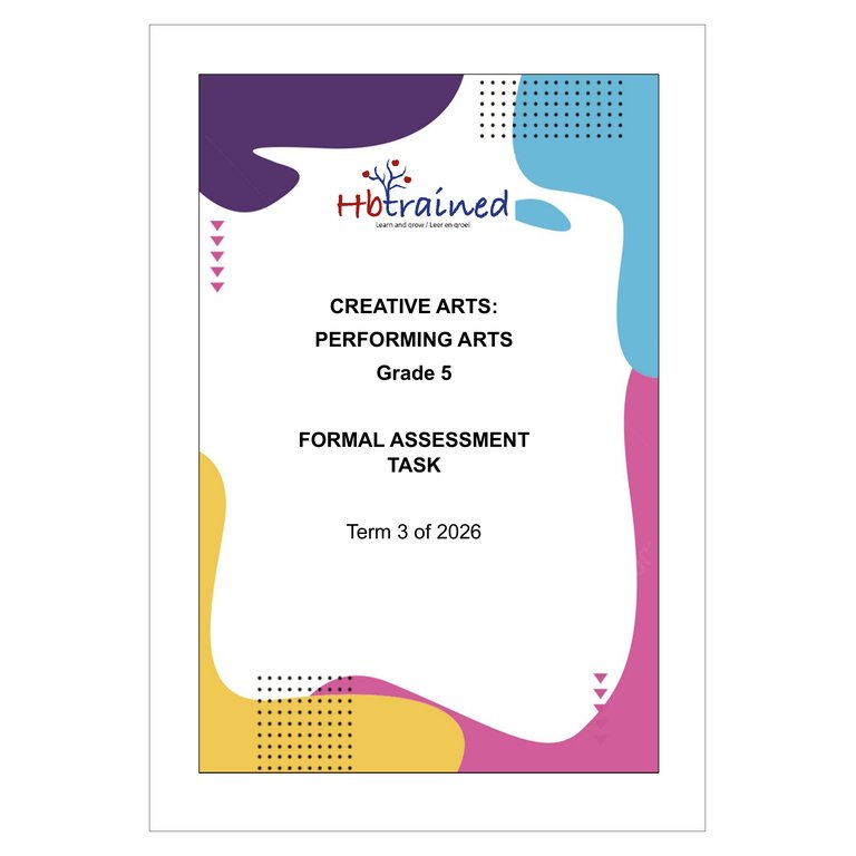 Dance Drama Music (DDM) Gr. 5 Assessment Task 2026 Term 3