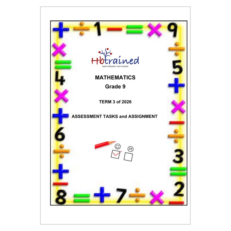 Mathematics Gr. 9 Assessment Task 2026 Term 3
