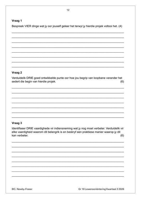 Lewensvaardighede (PSW) Gr. 10 Assesseringstaak 2026 Kwartaal 3 - Image 3