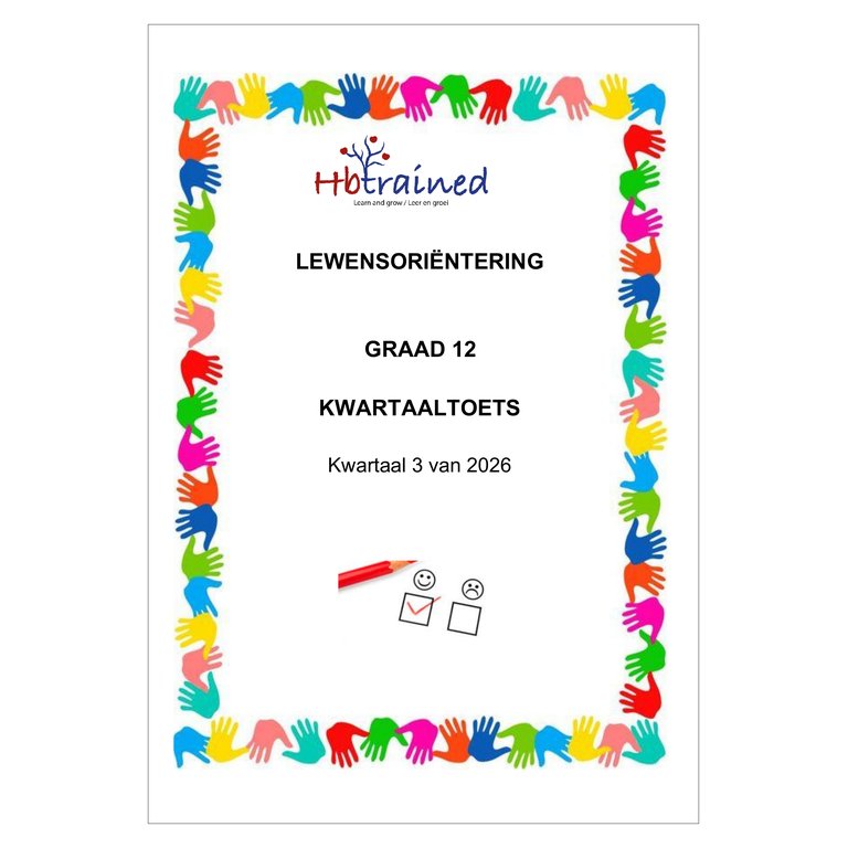 Lewensvaardighede (PSW) Gr. 12 Assesseringstaak 2026 Kwartaal 3