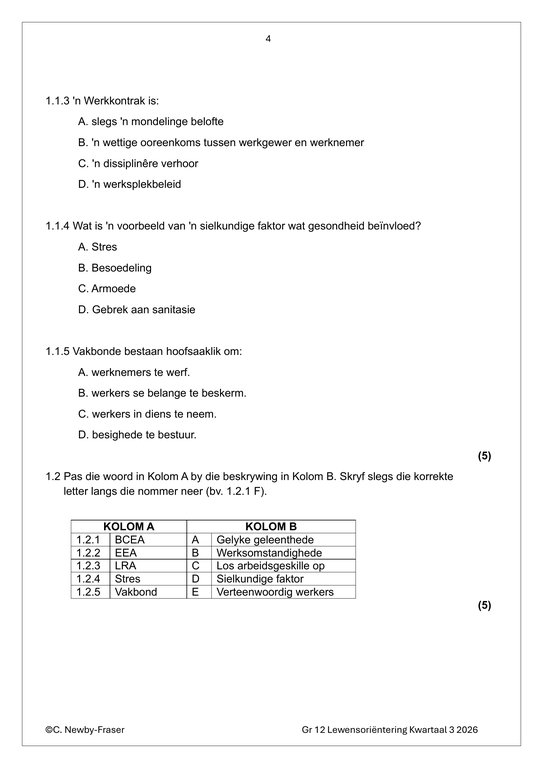 Life Skills (PSW) Gr. 12 Assessment Task 2026 Term 3 - Image 4