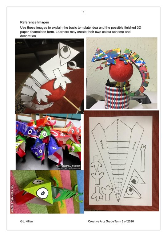 Visual Arts Gr. 5 Assessment Task 2026 Term 3 - Image 3