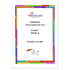 Afrikaans EAT Gr. 10 Assesseringstaak 2026 Kwartaal 4 Vraestel 1