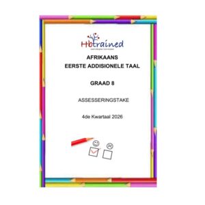 Afrikaans EAT Gr. 8 Assesseringstaak 2026 Kwartaal 4