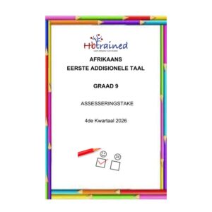Afrikaans EAT Gr. 9 Assesseringstaak 2026 Kwartaal 4
