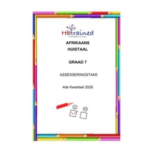 Afrikaans Huistaal Gr. 7 Assesseringstaak 2026 Kwartaal 4