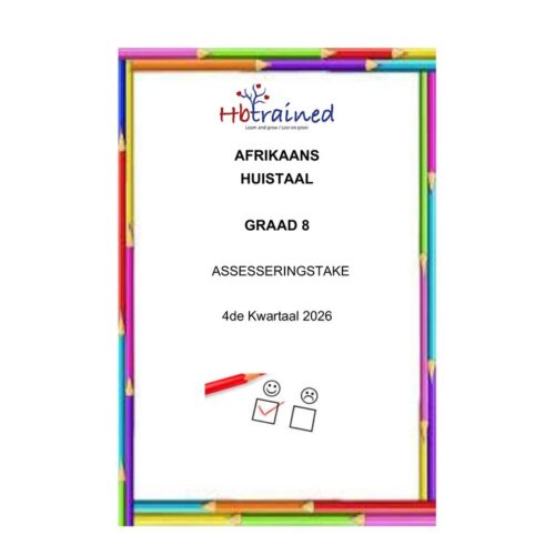 Afrikaans Huistaal Gr. 8 Assesseringstaak 2026 Kwartaal 4