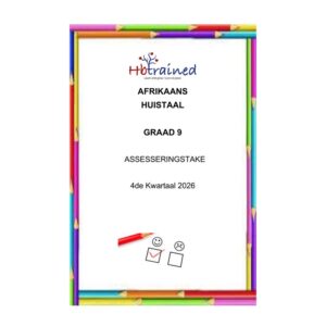 Afrikaans Huistaal Gr. 9 Assesseringstaak 2026 Kwartaal 4