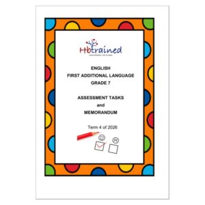 English FAL Gr. 7 Assessment Task 2026 Term 4