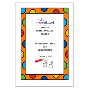 English Home Language Gr. 7 Assessment Task 2026 Term 4
