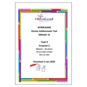 Afrikaans EAT Gr. 10 Assesseringstaak 2026 Kwartaal 4 Vraestel 2