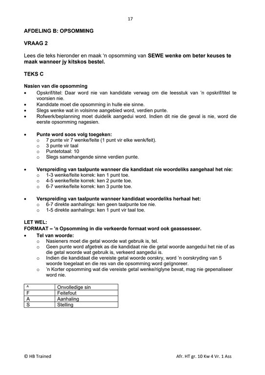 Afrikaans Huistaal Gr. 10 Assesseringstaak 2026 Kwartaal 4 Vraestel 1 - Image 5