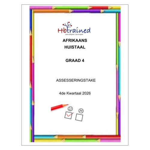 Afrikaans Huistaal Gr. 4 Assesseringstaak 2026 Kwartaal 4