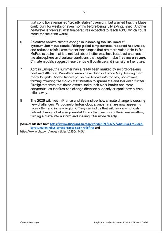 English Home Language Gr. 10 Assessment Task 2026 Term 4 Paper 1 - Image 3