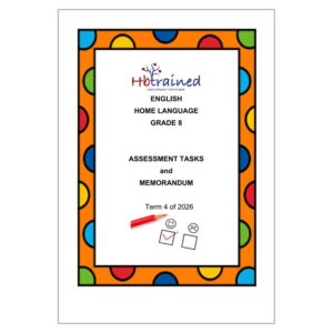 English Home Language Gr. 8 Assessment Task 2026 Term 4