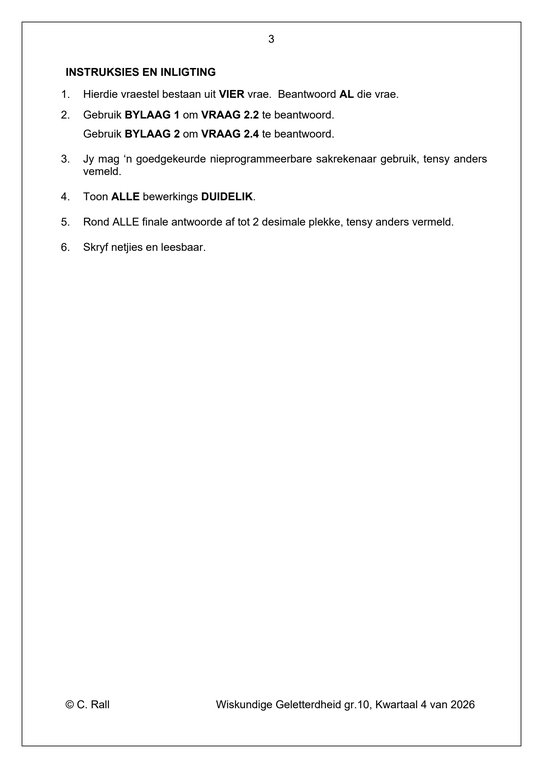 Wiskundige Geletterdheid Gr. 10 Assesseringstaak 2026 Kwartaal 4 Vraestel 2 - Image 3