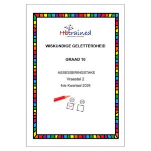 Wiskundige Geletterdheid Gr. 10 Assesseringstaak 2026 Kwartaal 4 Vraestel 2