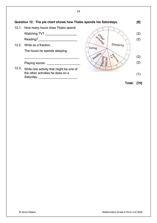 Mathematics Gr. 6 Assessment Task 2026 Term 4 - Image 4