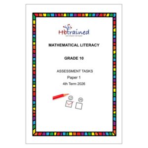 Mathematical Literacy Gr. 10 Assessment Task 2026 Term 4 Paper 1
