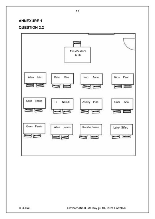 Mathematical Literacy Gr. 10 Assessment Task 2026 Term 4 Paper 2 - Image 4