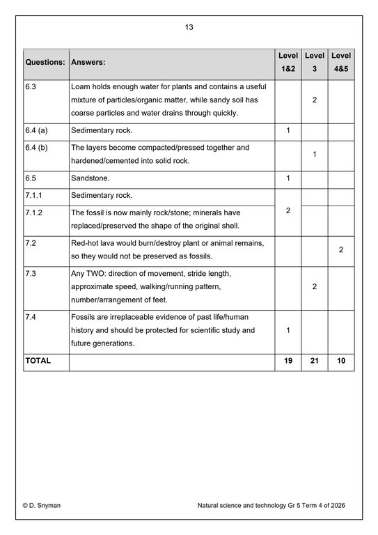 Natural Sciences and Technology Gr. 5 Assessment Task 2026 Term 4 - Image 5
