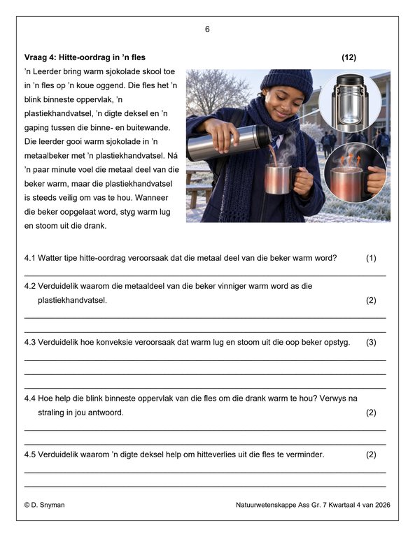 Natuurwetenskap Gr. 7 Assesseringstaak 2026 Kwartaal 4 - Image 4