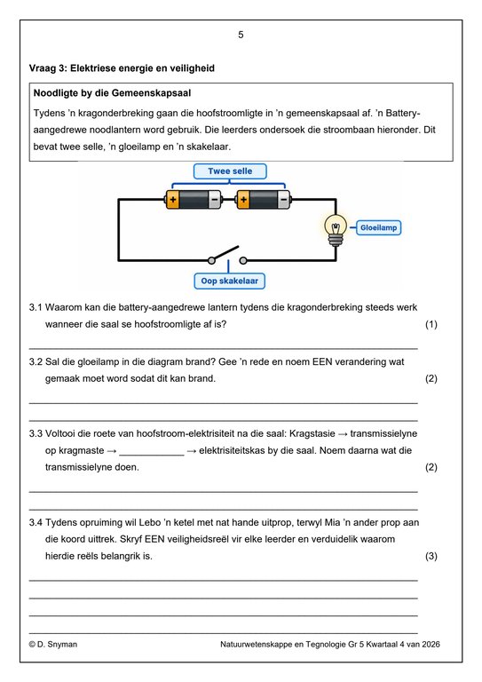 Natuurwetenskap en Tegnologie Gr. 5 Assesseringstaak 2026 Kwartaal 4 - Image 3