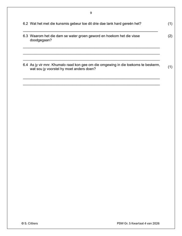 Lewensvaardighede (PSW) Gr. 5 Assesseringstaak 2026 Kwartaal 4 - Image 4
