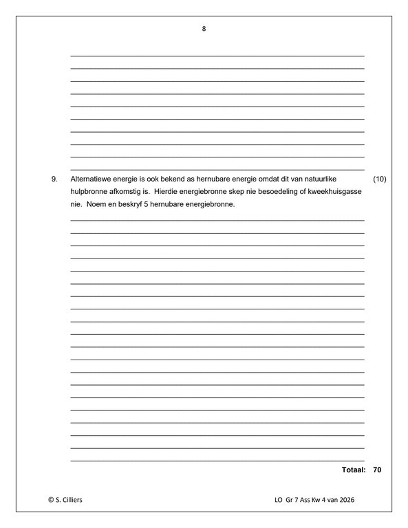 Lewensvaardighede (PSW) Gr. 7 Assesseringstaak 2026 Kwartaal 4 - Image 5