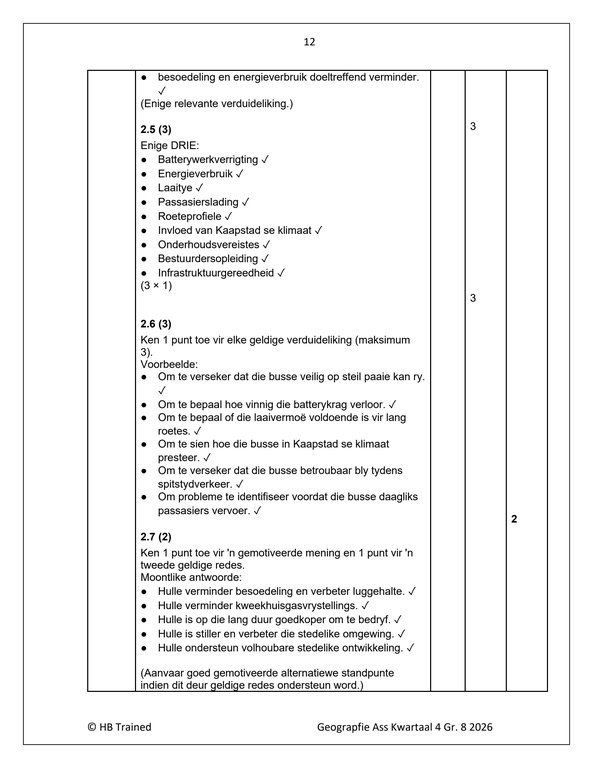 Sosiale Wetenskap Aardrykskunde Gr. 8 Assesseringstaak 2026 Kwartaal 4 - Image 5