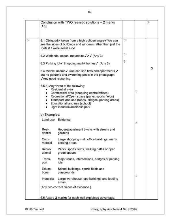 Social Sciences Geography Gr. 8 Assessment Task 2026 Term 4 - Image 5