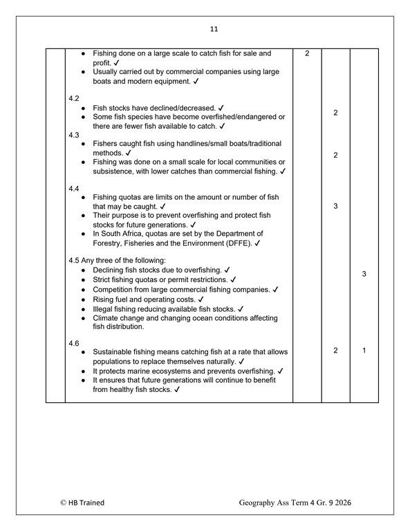 Social Sciences Geography Gr. 9 Assessment Task 2026 Term 4 - Image 5