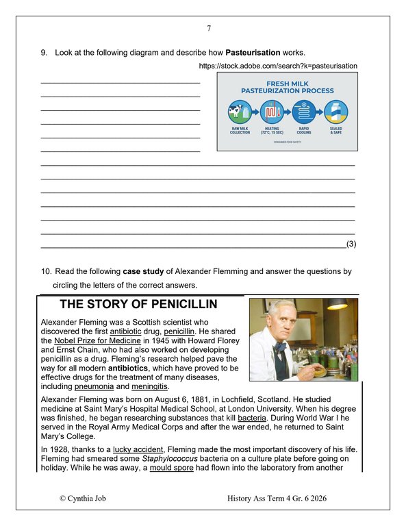 Social Sciences History Gr. 6 Assessment Task 2026 Term 4 - Image 4