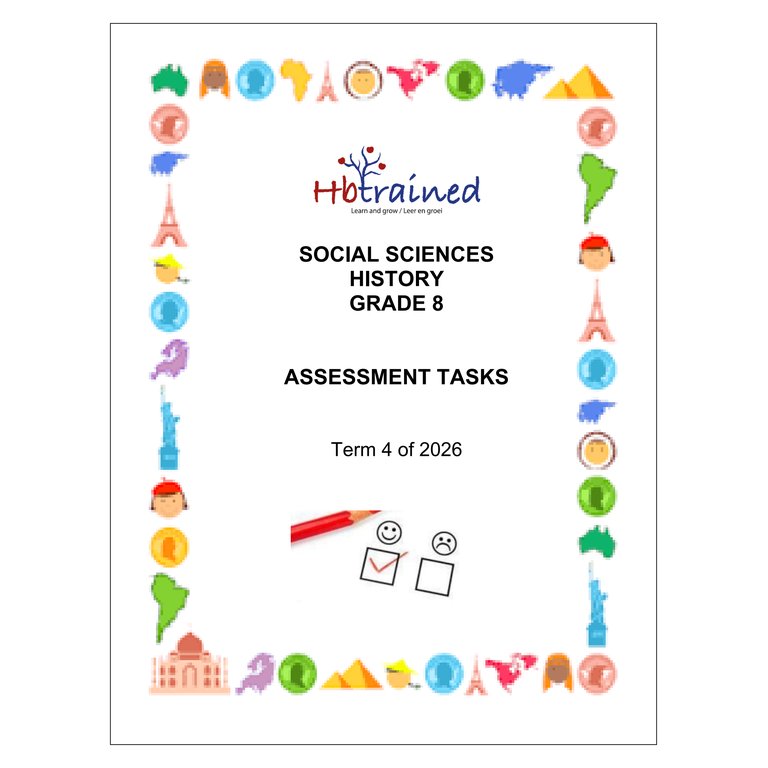 Social Sciences History Gr. 8 Assessment Task 2026 Term 4